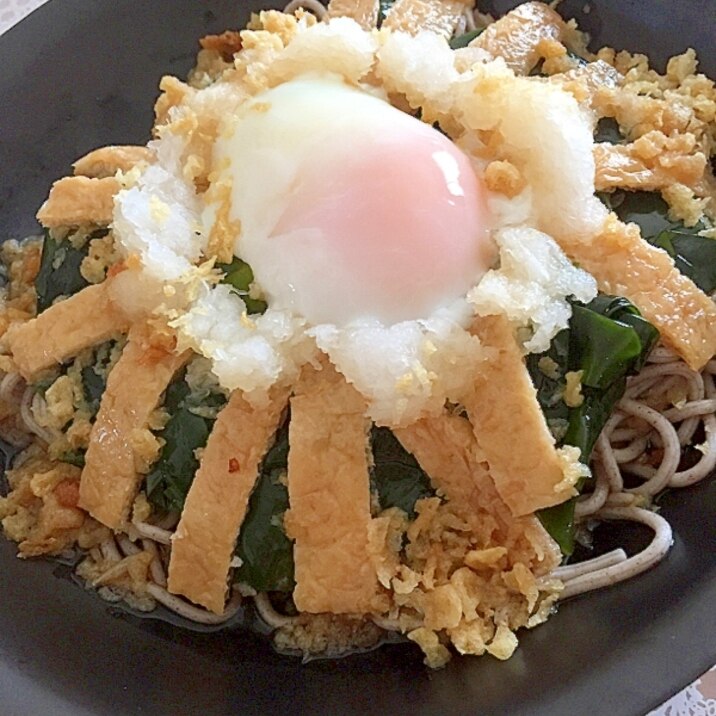 甘いお揚げがおいしい♪おろしたぬき蕎麦！